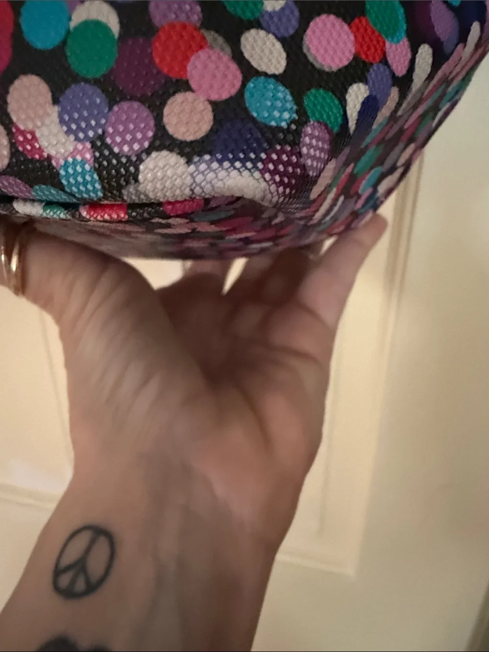KATE SPADE Confetti Hawthorne Colorful Tote